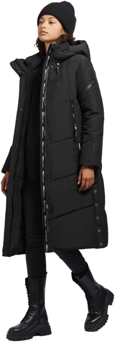khujo Damen Steppmantel Sonje 5 XS Schwarz, XS Schwarz