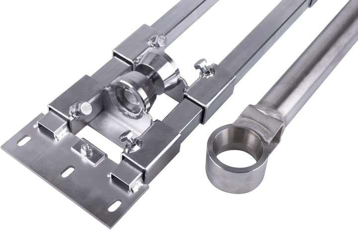 Dachsparrenhalter - DUR-line® Herkules E48-900 Edelstahl - über 1000Nm - Breite: 55 - 90 cm, Masthöh