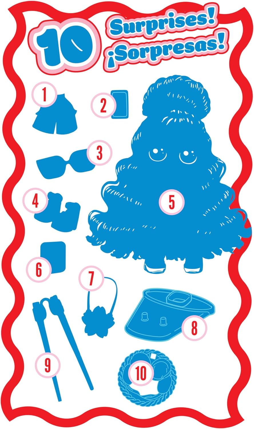 Just Play Made 2 Order Cup O’ Style, 10,2 cm kleine Sammelpuppe und Zubehör, 10-teilig, Kinderspielz