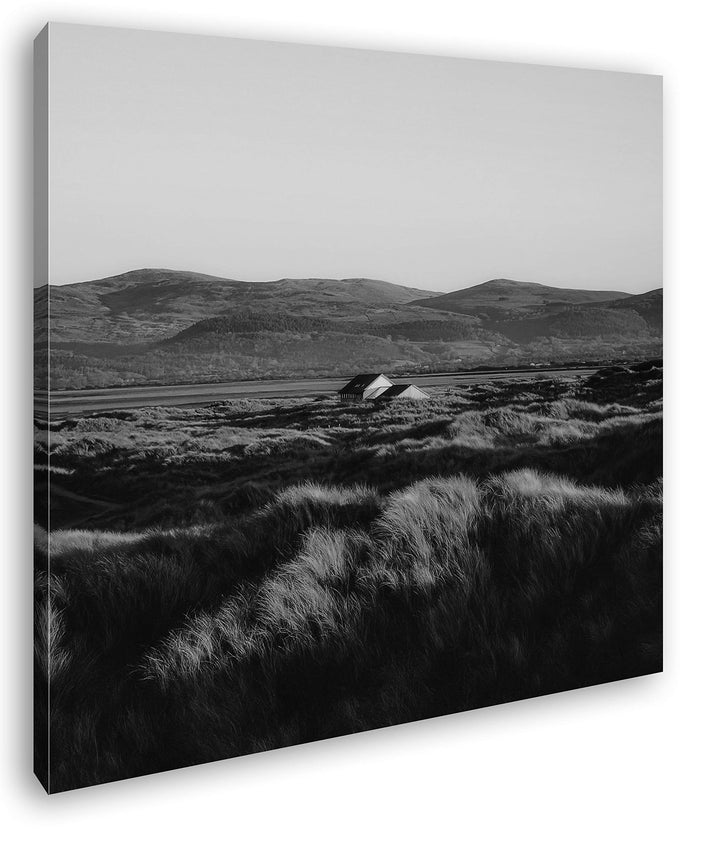 deyoli Landschaft in Wales, England Format: 70x70 Effekt: Schwarz&Weiss als Leinwandbild, Motiv fert