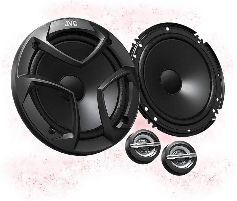 Mediadox JVC CS-JS600 Front 16,5cm/165mm 2-Wege Kompo Auto Lautsprecher/Boxen/Speaker kompatibel mit