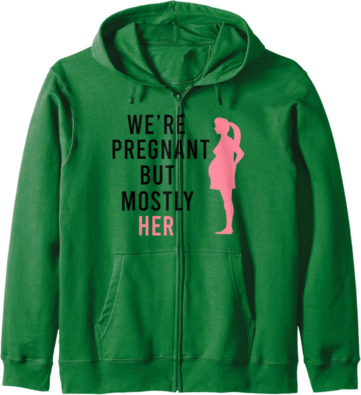 Expecting Parents Baby We're Pregnant, but most her her Kapuzenjacke