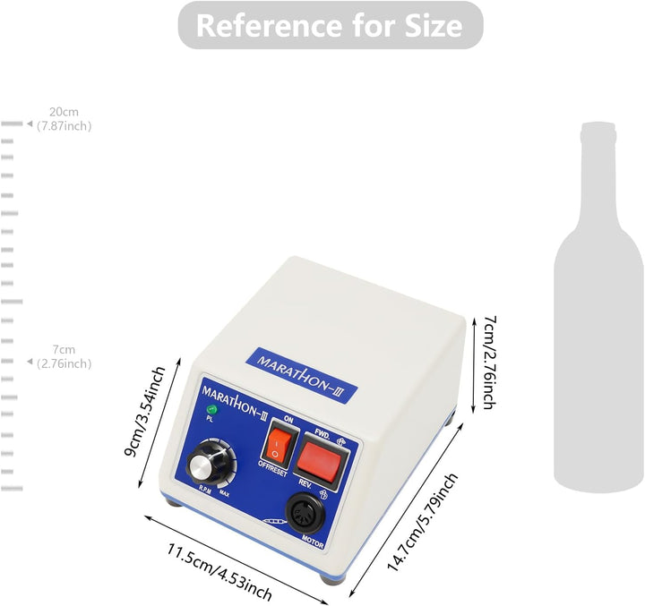 Poliermaschine Mit BüGel Und FussPedal FüR Juwelen Weiss 65W | 2-PolierköPfe GeräUscharm Und Vibrati