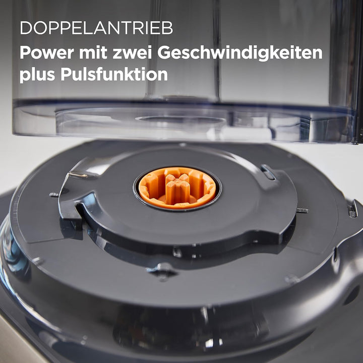 Kenwood Multipro Compact+ FDM316SS Kompakt Küchenmaschine inkl. Edelstahl Messer 3 Arbeitsscheiben u