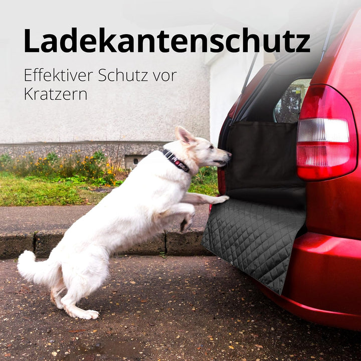 Walser Kofferraumschutz Hund - robuste 330g/qm Kofferraum Schutzmatte Hund - 100% wasserdicht - mit