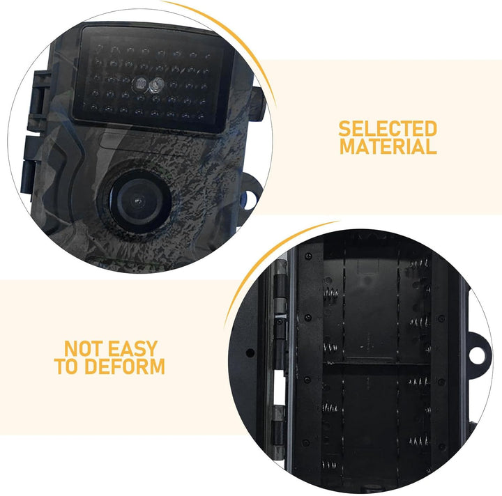 Cabilock Wild Kamera 1080p Jagdkamera mit 2 Zoll Bildschirm und Infrarot Nachtsicht Outdoor Camcorde