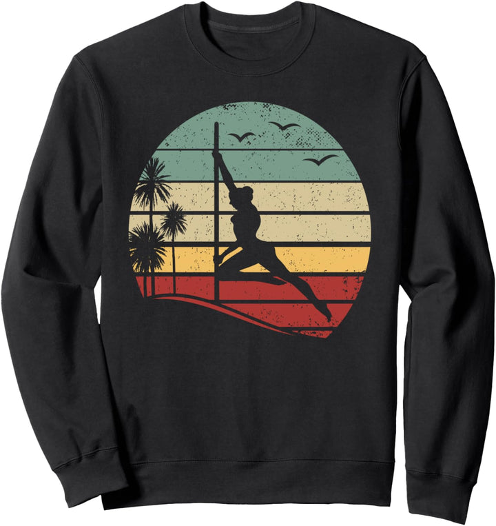 Pole Dance – Pole Dancing – Retro Pole Dance Sweatshirt