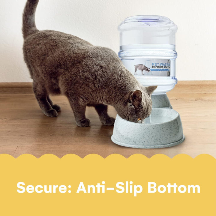 Automatischer 3.8l Wasserspender für Katzen und Hunde | Trinkbrunnen für Katze und Hund ohne Kabel |