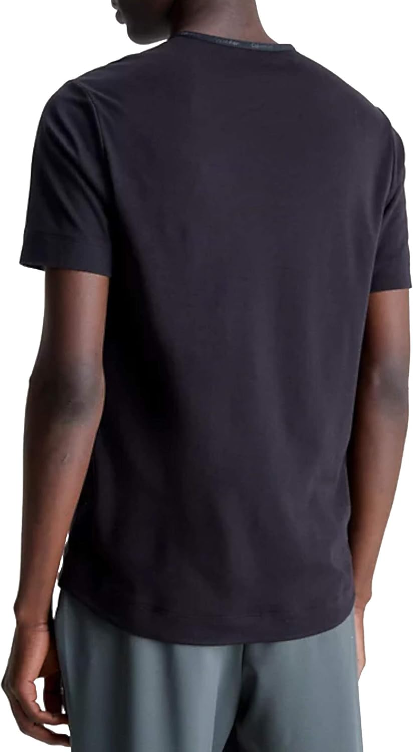 Calvin Klein Herren Wo-S/S t-Shirt M Schwarzes, M Schwarzes