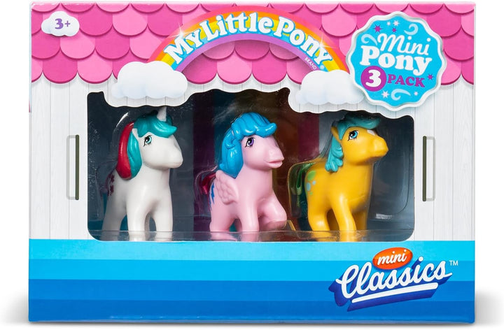 My Little Pony Mini Classics, 2 Zoll grosse Sammelfiguren-Spielzeugset, MLP Generation 1 Serie, Mädc