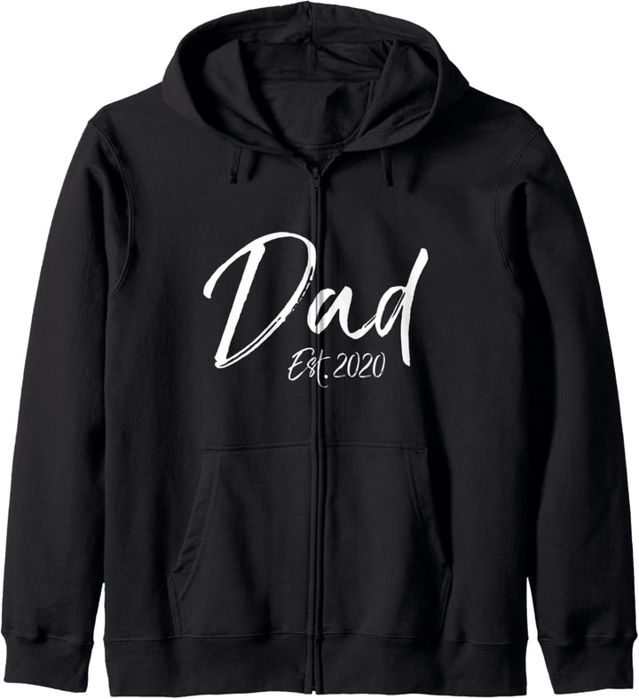 New Dad Father's Day Gift for Men from Wife Dad Est. 2020 Kapuzenjacke
