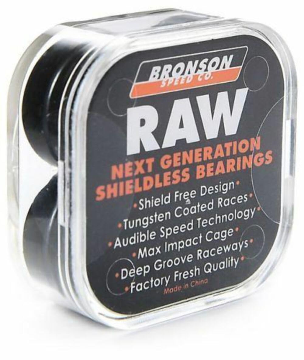 Bronson++ Skateboard Kugellager Raw Kugellager grey/orange, grey/orange