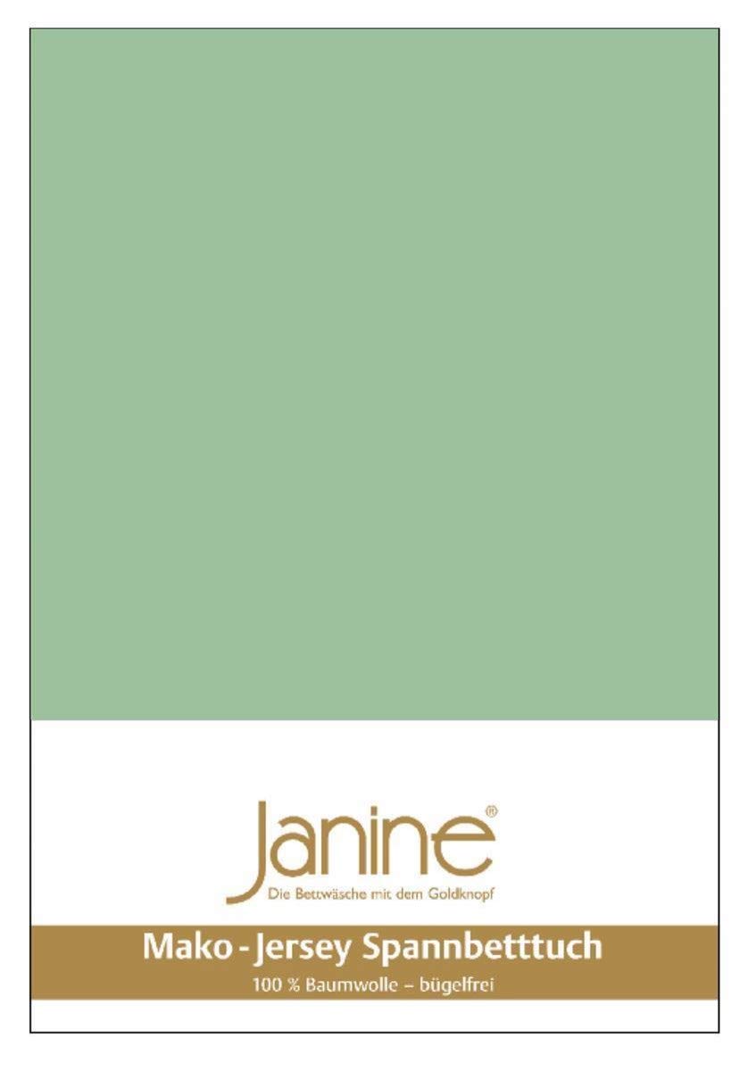 Janine Spannbetttuch 5007 Mako Jersey 180/200 bis 200/200 cm lind Fb. 26 180/200 cm - 200/200 cm Lin