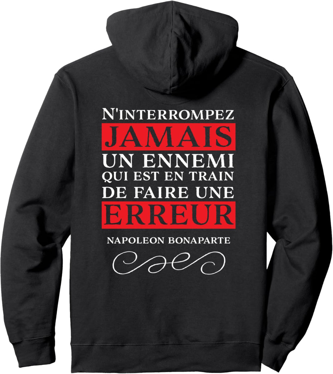 Strategische Ratschläge von Napoleon Bonaparte Pullover Hoodie