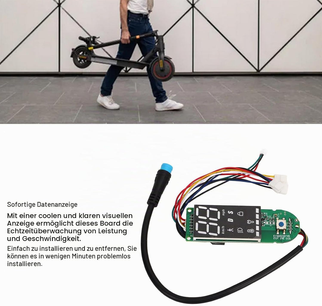 BOROCO Elektroroller Armaturenbrett für Xiaomi PRO 2,PCB Wasserdichtes Escooter Bluetooth Platine,LC