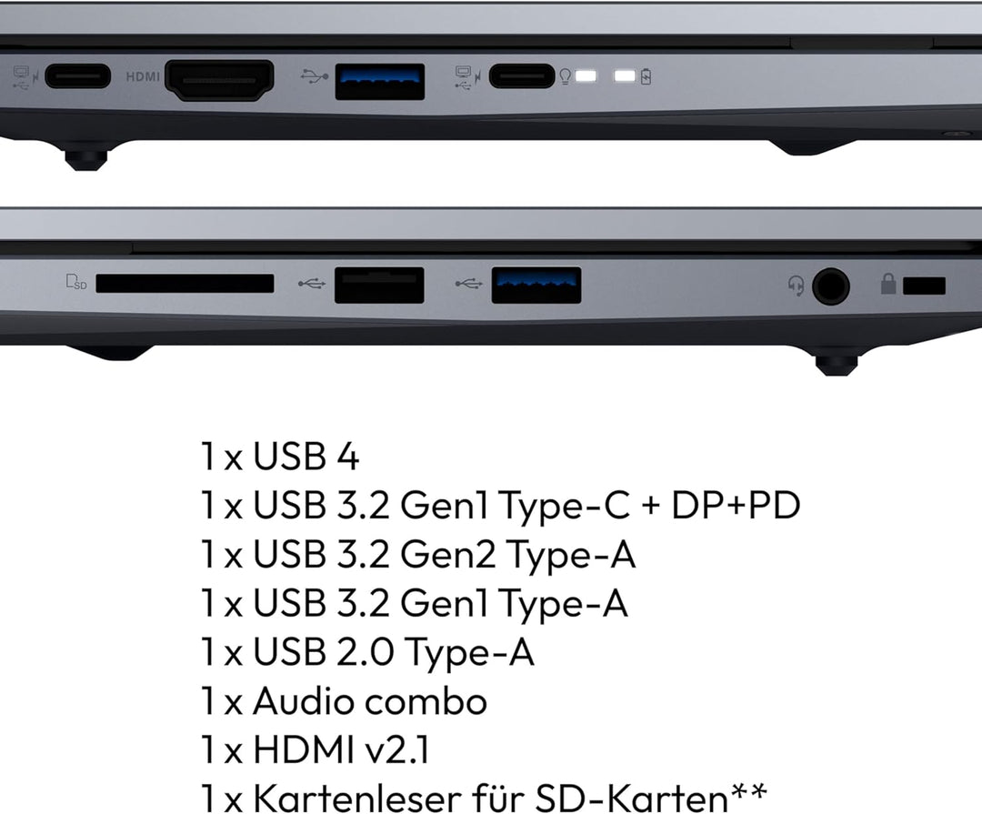 MEDION 43,9 cm (17,3 Zoll Full HD) E17433 Laptop (Intel Core i7-13620H, 16GB DDR4 RAM, 1TB SSD, HD W