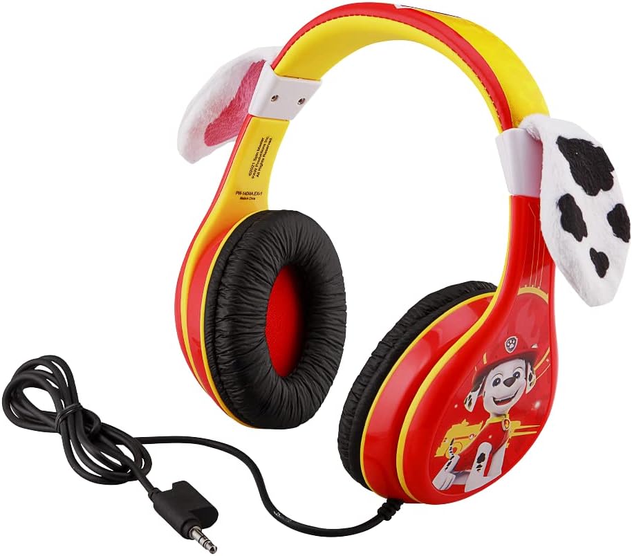 ekids PW-140MA Lizenzierter Paw Patrol Kopfhörer im Marshall Design mit kindgerechter Lautstärkebegr