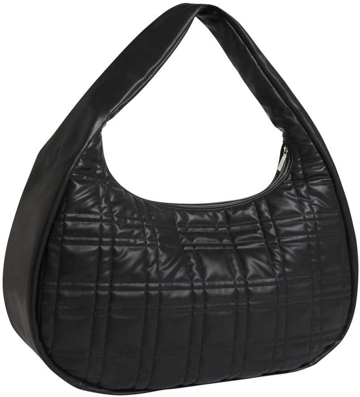 CALVIN KLEIN Shopper Metall-Logo Reissverschluss schwarz