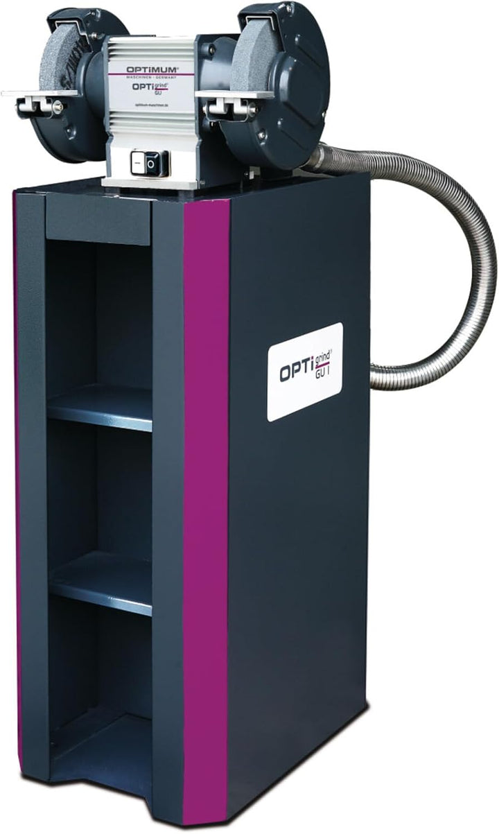 OPTIMUM Doppelschleifer OPTIgrind GU20 230 V (Funkenschutz, bruchsicherem Material) 3101515