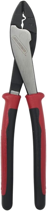 Klein Tools J1005 Journeyman Crimp-/Schneidewerkzeug, rot und schwarz, rot/schwarz, Grösse S