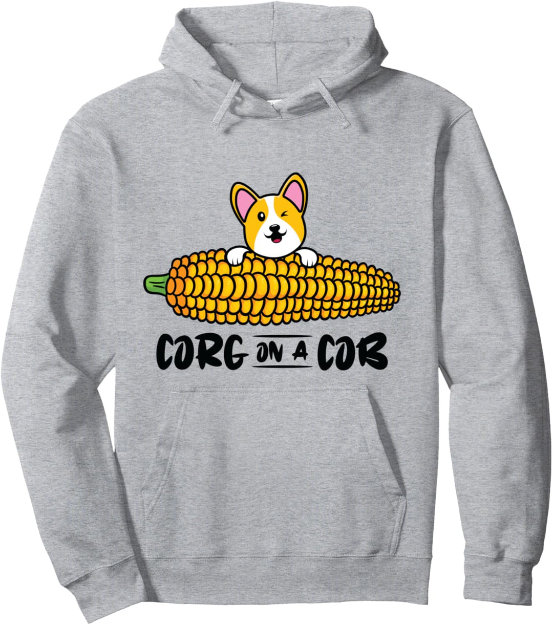 Corg On a Cob Corgi Owner Maishund Pullover Hoodie