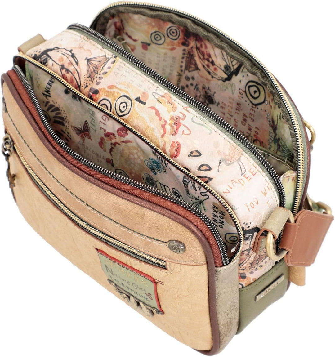 Anekke Damen 36723-183 Umhängetasche Mehrfarbig 23 x 16 x 7 BANDOLERA, bunt