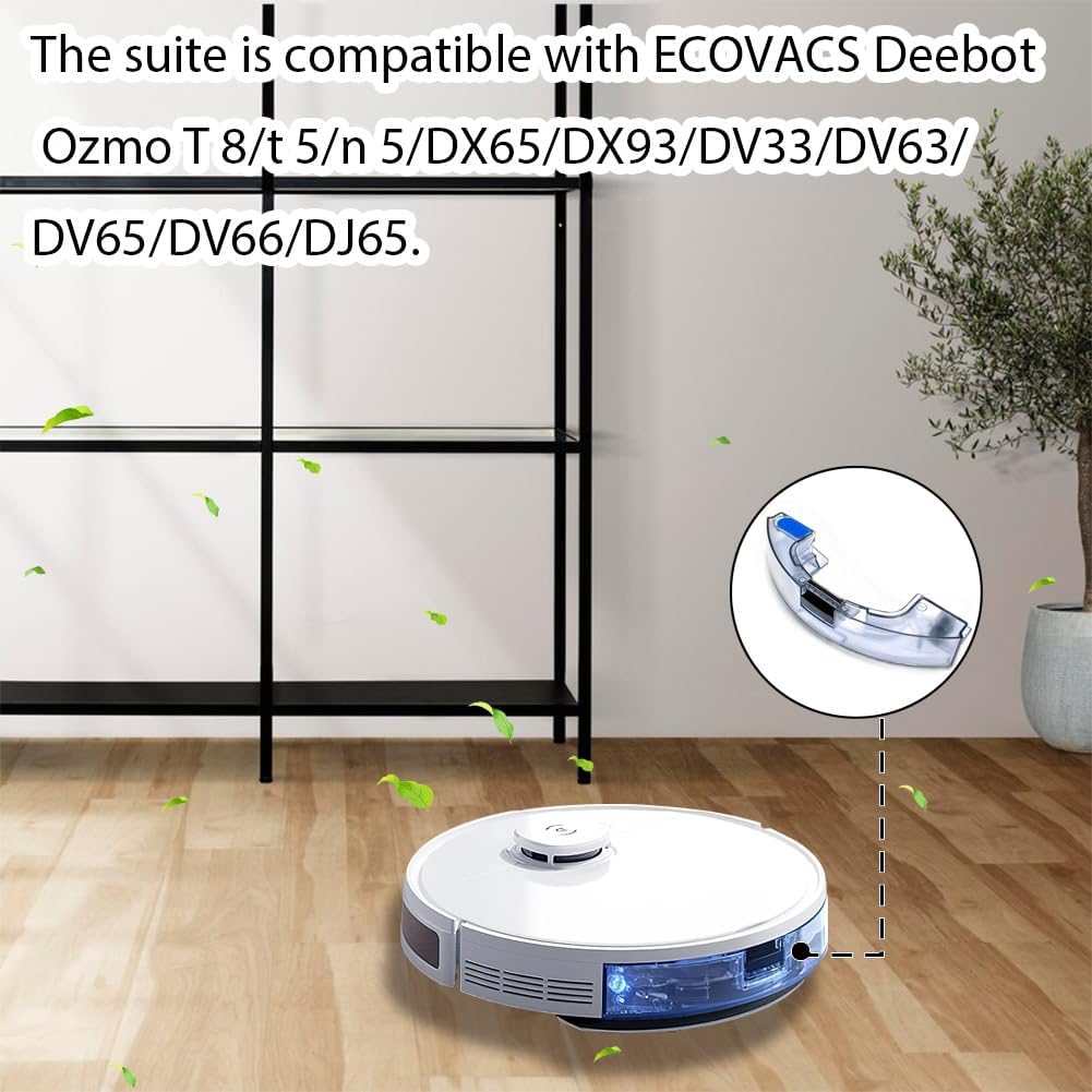 Ytaland Ersatz Wassertank Mülleimer Box für ECOVACS Deebot OZMO T8 / T5 / N5 /DX65/DX93/DV33/DV63/DV