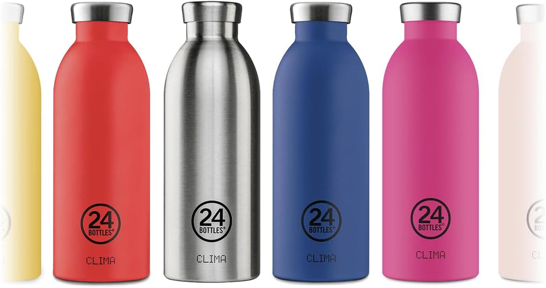 24Bottles Clima Flasche - 330ml/500ml/850ml Thermosflasche mit 100% Versiegeltem Deckel (12 Stunden