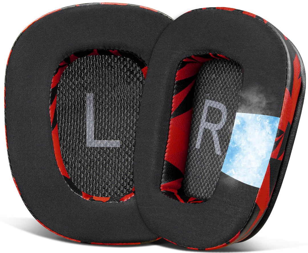 SOULWIT Kühlgel Ersatzpolster Ersatz Ohrpolster für Logitech G35 G930 G933 G933S G935 G633 G633S G63