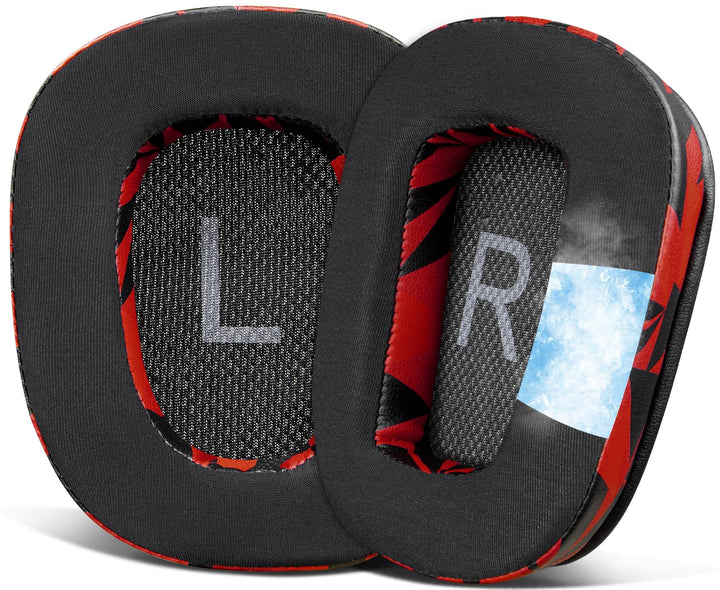 SOULWIT Kühlgel Ersatzpolster Ersatz Ohrpolster für Logitech G35 G930 G933 G933S G935 G633 G633S G63