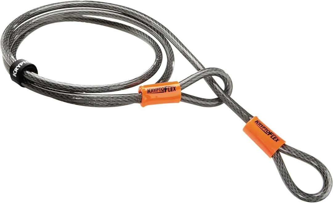 Kryptonite 2130 Evolution Standard Fahrradschloss, Orange, 10 x 22,9 cm, Schwarz/ orange Bundle mit