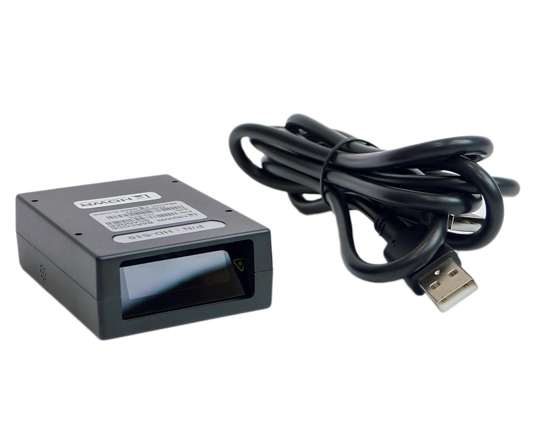 Barcode Scanner 1D Code, Wireless & USB, professioneller Barcodescanner USB zum Barcode Scannen, sch