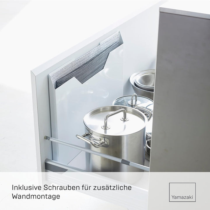 Yamazaki Tower Tischunterlagen-Aufbewahrung L, Weiss One Size Weiss, One Size Weiss