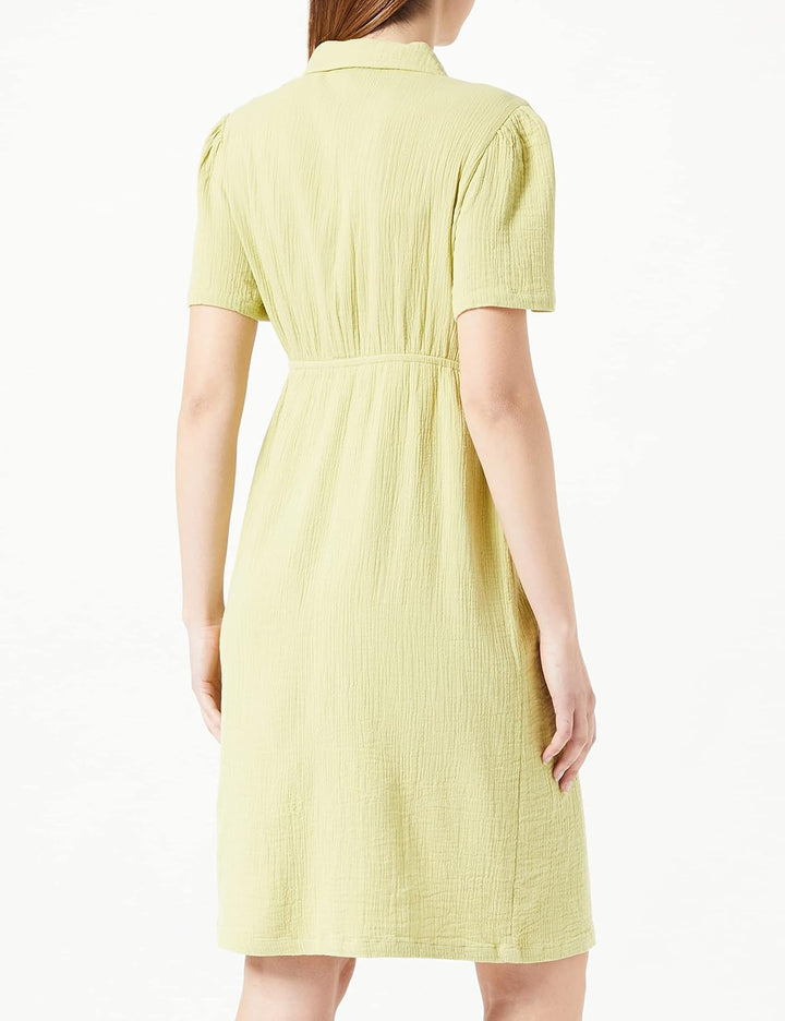 Noppies Damen Dress Batu Nursing Short Sleeve Kleid 34 Nile - N050, 34 Nile - N050