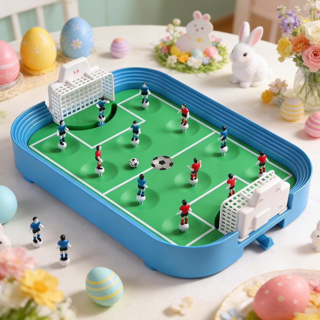 Tischfussball Kinder, Interaktives Tischfussball, Tischspiel Zubehör | Kickerspiel, 24,5*38,5*10,5cm