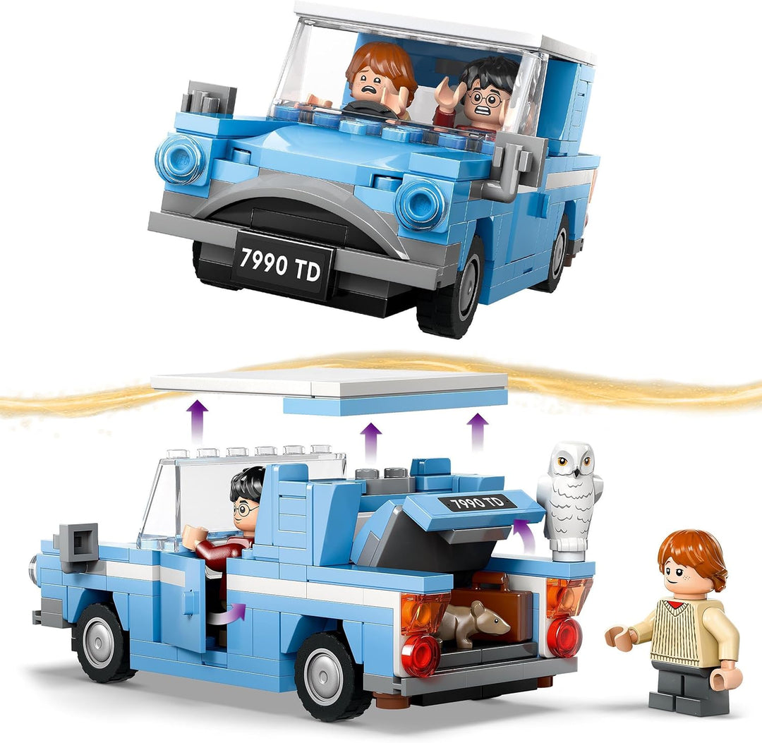 LEGO Harry Potter Hagrids Hütte: EIN unerwarteter Besuch Set &amp; Harry Potter Fliegender Ford Anglia,