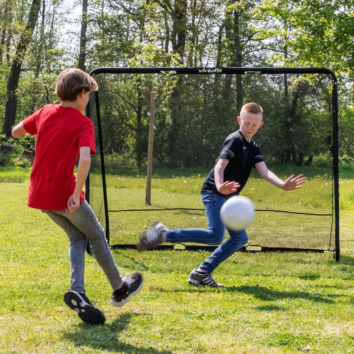 VirtuFit Fussballtor Serie – Robuste & Wetterfeste Tore mit Zielwand – Verschiedene Grössen für Kind