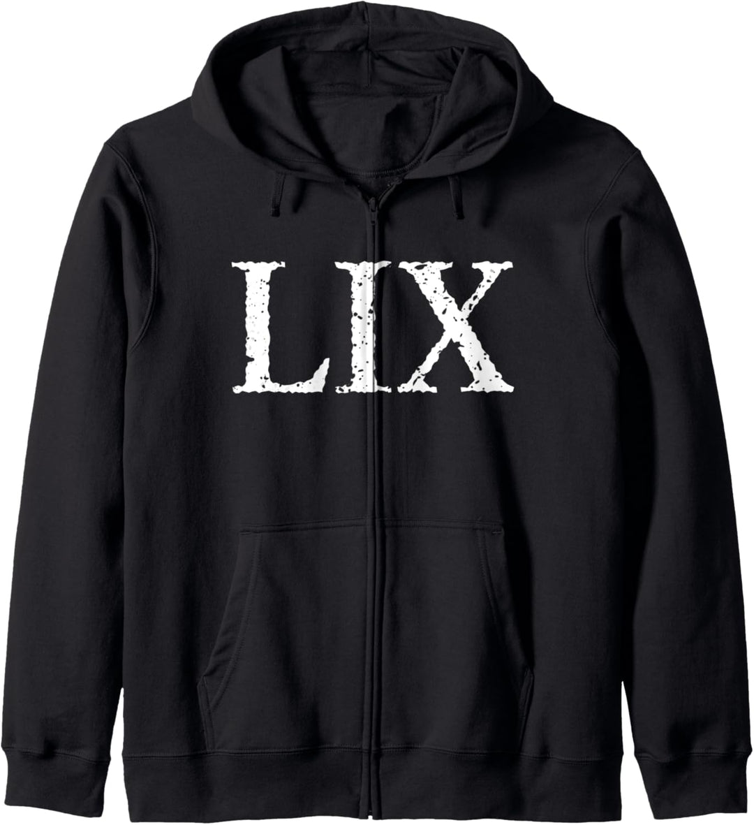 Römische Zahl 59 LIX Kapuzenjacke