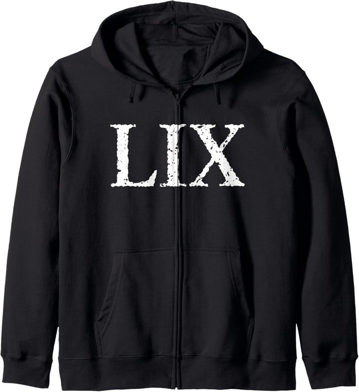 Römische Zahl 59 LIX Kapuzenjacke