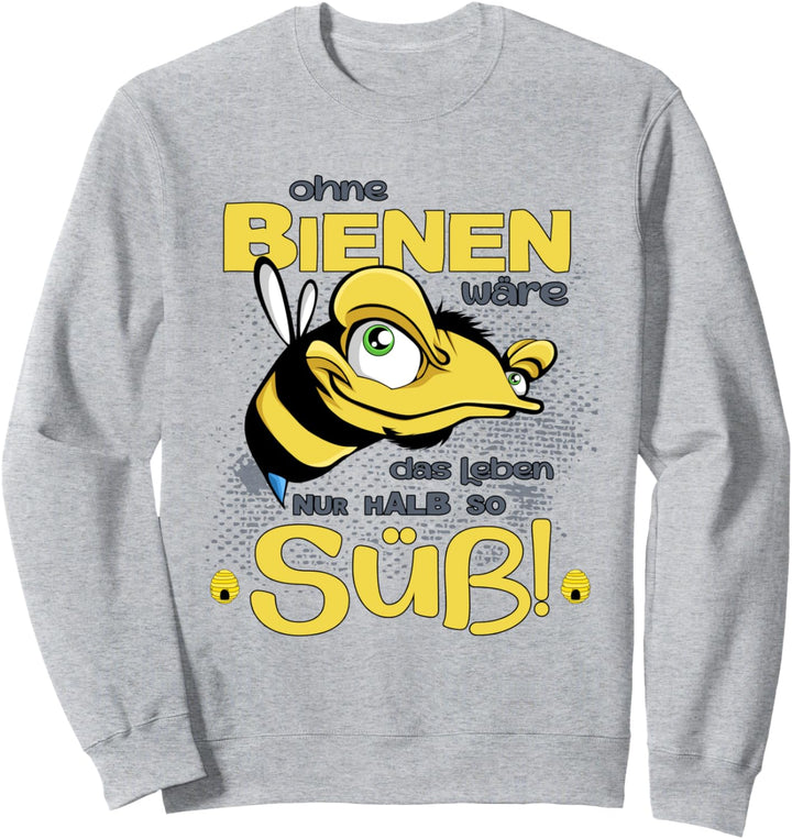 Deko Biene Imker Bienen Honig Spruch Lustig Kinder Sweatshirt