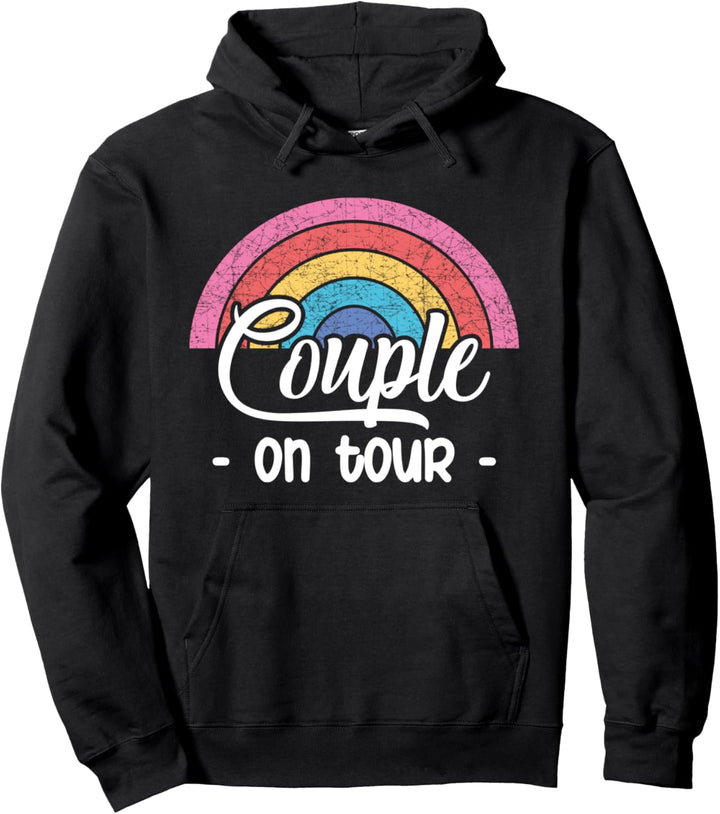 LGBT Gay Pride Awareness Lesben Couple On Tour Pullover Hoodie