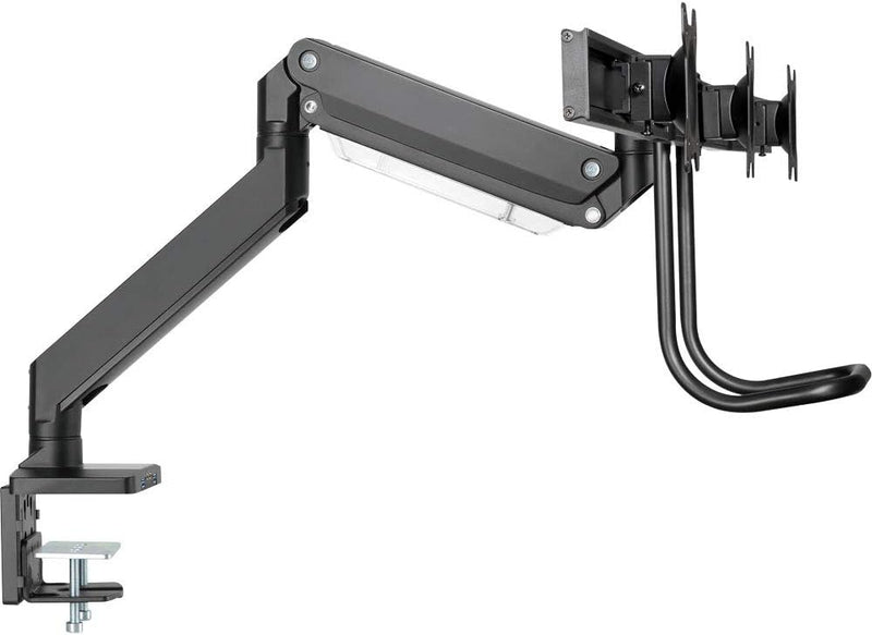 InLine® Tischhalterung mit Lifter und USB 3.0, beweglich, für 3 Monitore bis 69cm (27"), max. 3x6kg