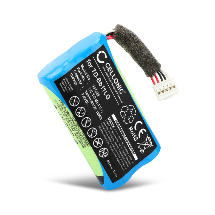 CELLONIC 1x Akku für Lautsprecher Kompatibel mit LG Music Flow P7, PJ9, NP7550, EAC63320601 - (3400m
