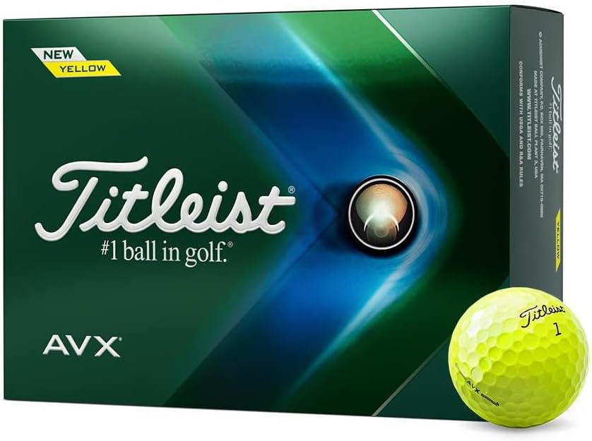 Titleist AVX Golfkugeln, Erwachsene Unisex, Gelb, Einheitsgrösse