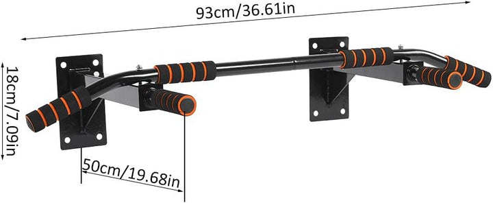 Dioche Wand montierte Klimmzugstange,Reckstange Pull up bar- Klimmzugstange für die Wandmontage Klim