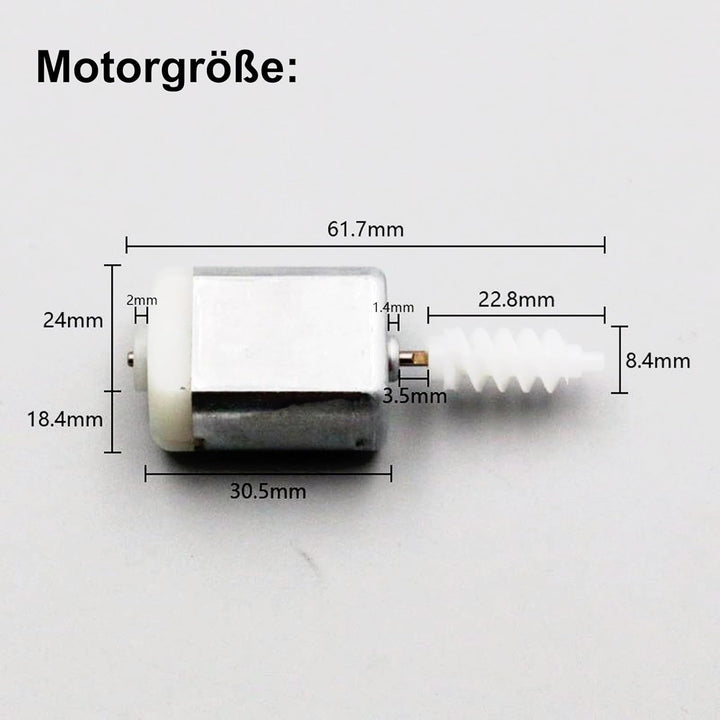 Auto Türschloss Stellmotor, 12V DC Motor für zuverlässige Türriegelfunktion, einfache Reparatur, kom