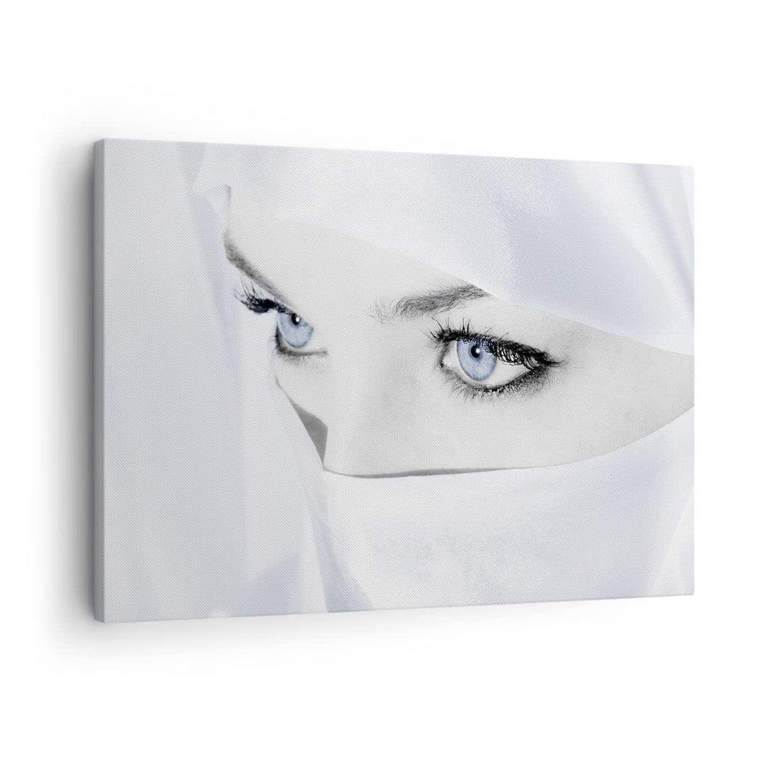 Bilder auf Leinwand Schönheit Gesicht Mädchen Mode Leinwandbild 70x50cm Wandbilder Dekoration Wohnzi