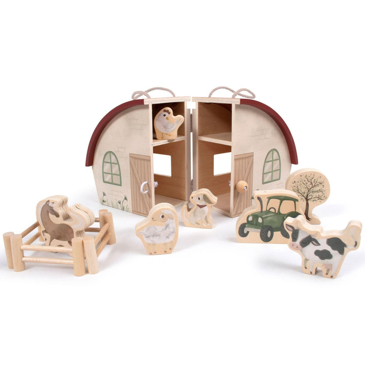 FILIBABBA - My Wooden Farm House with Animals - (FI-02777)