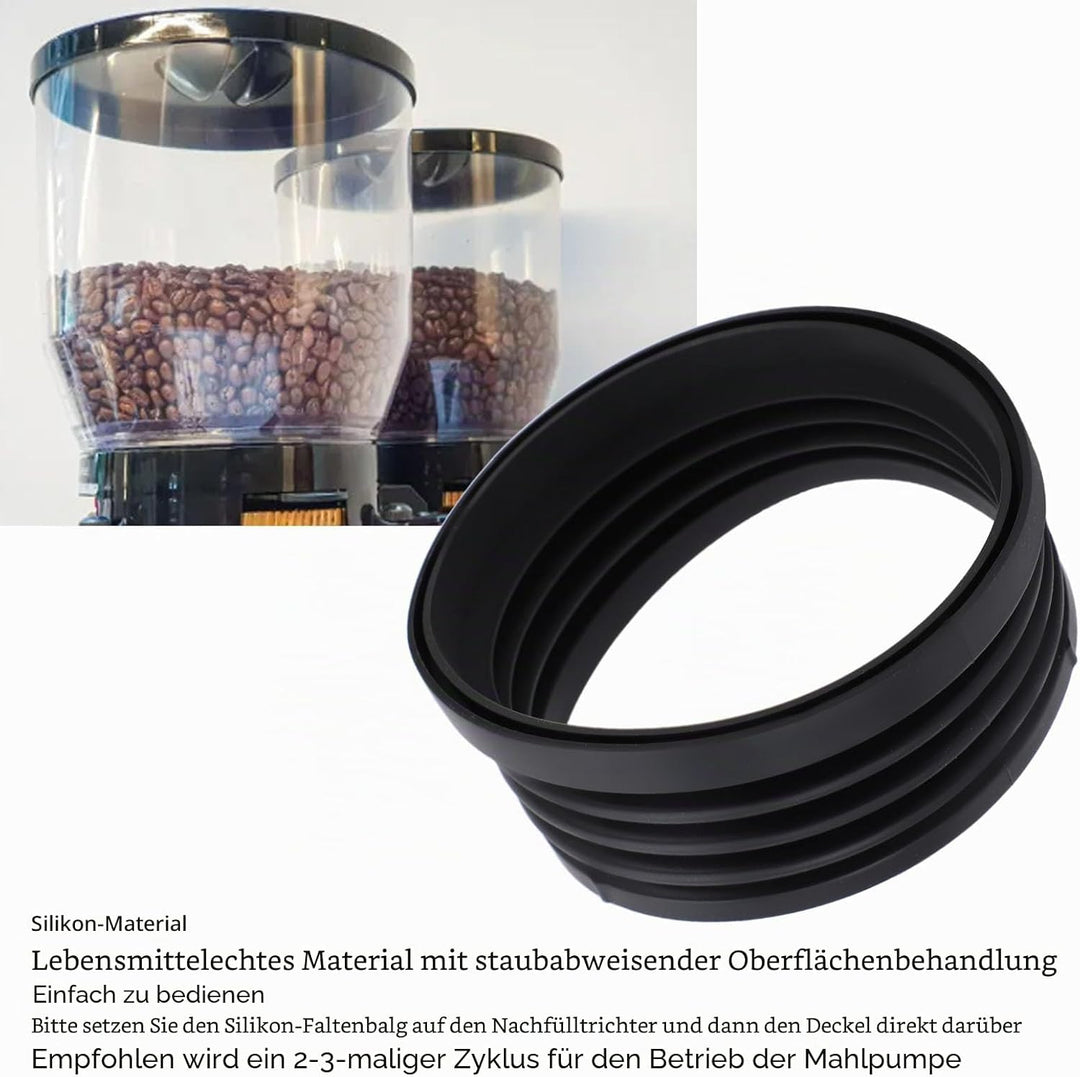 Kompatibler Kaffeemühlen-Trichterbalg aus Silikon, Abfall Reduzieren, Einfach zu Bedienen, für Encor