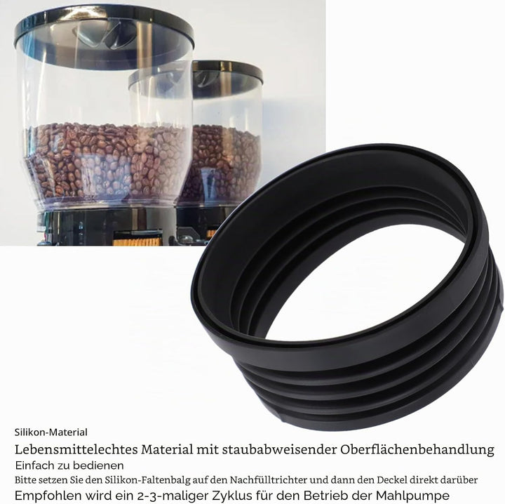 Kompatibler Kaffeemühlen-Trichterbalg aus Silikon, Abfall Reduzieren, Einfach zu Bedienen, für Encor